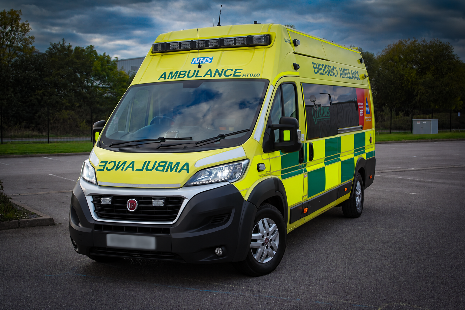 Catseye ambulance at an event venue