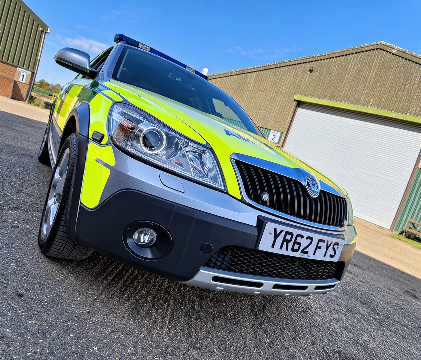 Catseye rapid response vehicle prepared for event medical cover