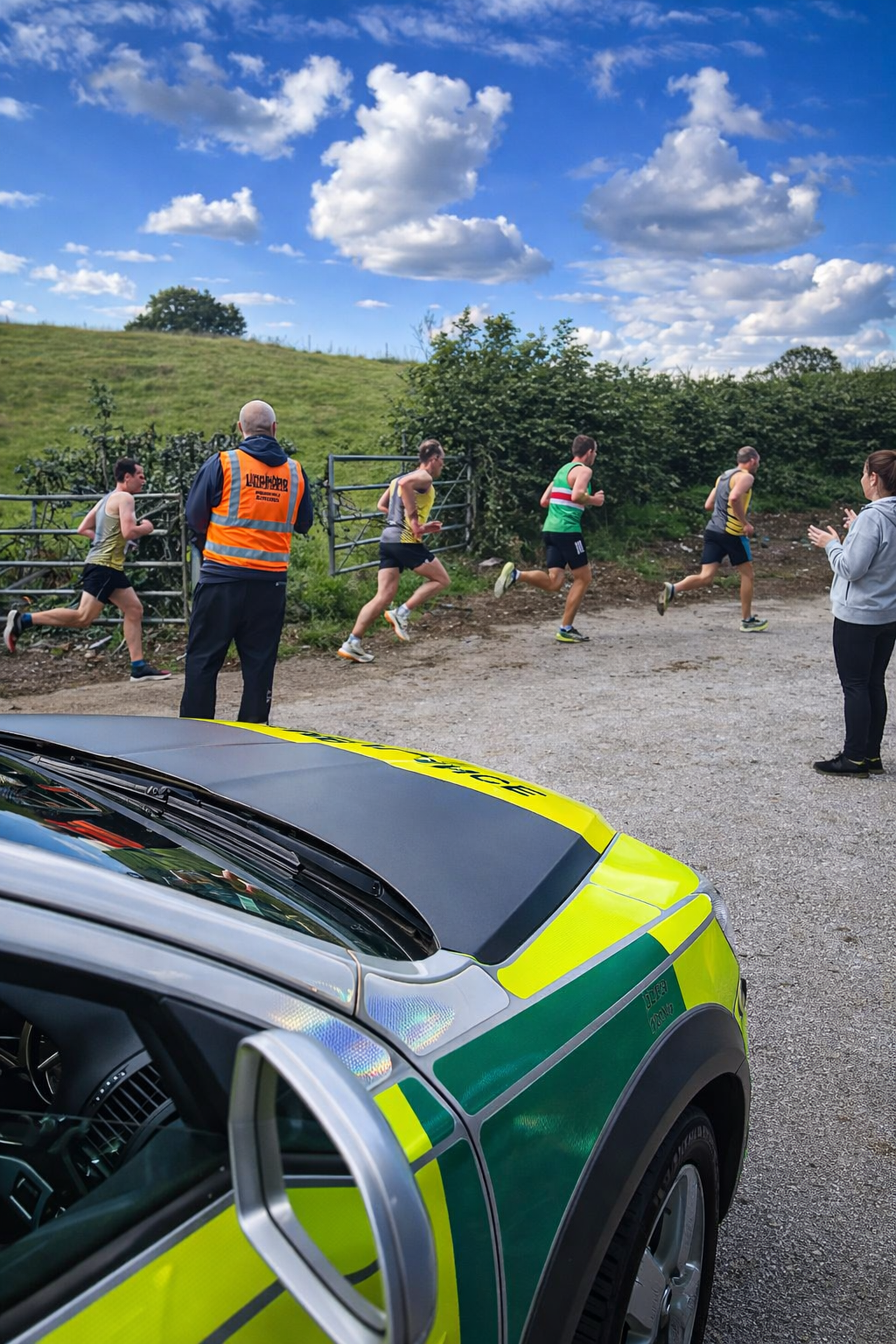 RRV at a running Race