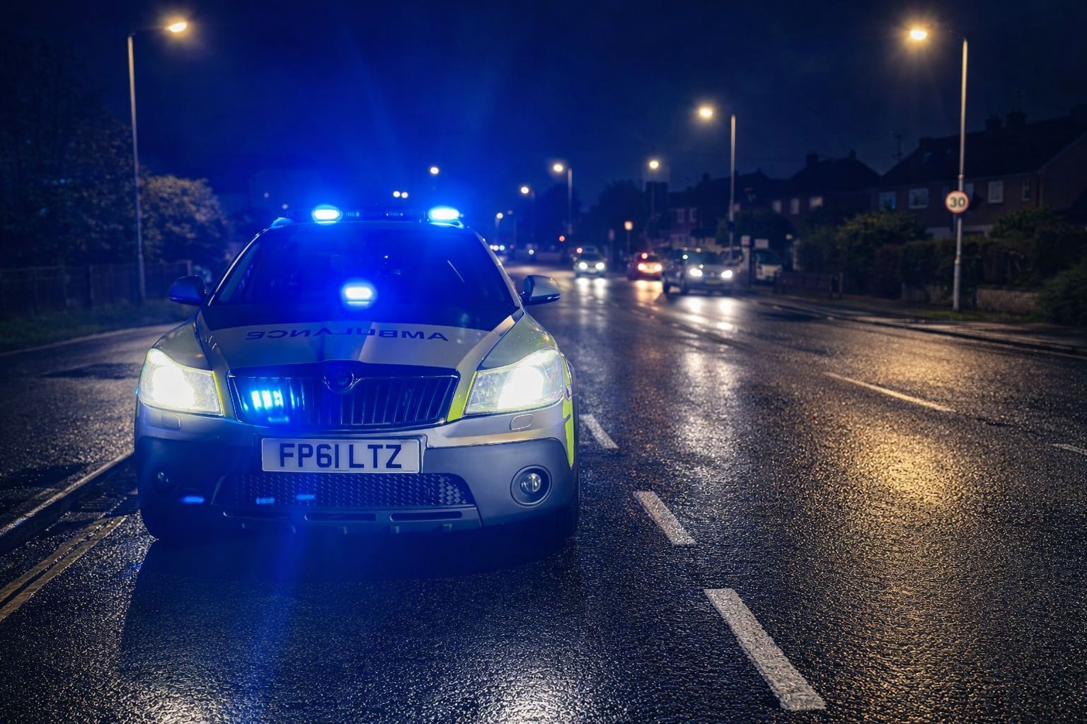 ambulance on scene rrv